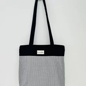 Bolsa Tote Bag Marinera Negra La Matilda