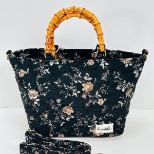Bolso shopper Bambú Floral de La Matilda