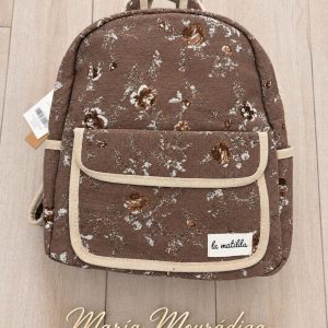 Mochila Floral Vintage La Matilda – Marrón.